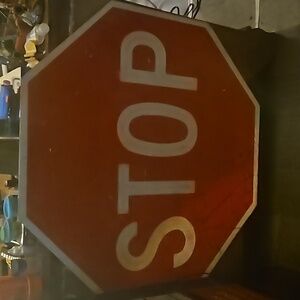 Full size stop sign